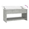 809651 vidaXL Coffee Table Concrete Grey 102x50x52,5 cm Engineered Wood