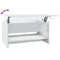 vidaXL Coffee Table White 80x50x40 cm Engineered Wood