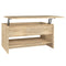 vidaXL Coffee Table Sonoma Oak 80x50x40 cm Engineered Wood