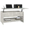 vidaXL Coffee Table Concrete Grey 80x50x40 cm Engineered Wood
