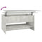 vidaXL Coffee Table Concrete Grey 80x50x40 cm Engineered Wood
