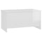 vidaXL Coffee Table High Gloss White 102x55.5x52.5 cm Engineered Wood