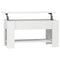 vidaXL Coffee Table White 101x49x52 cm Engineered Wood