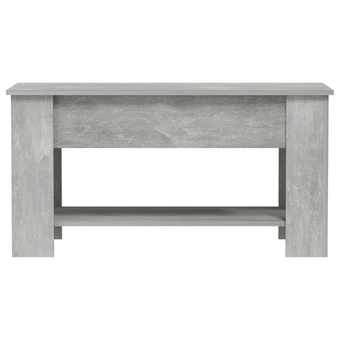 vidaXL Coffee Table Concrete Grey 101x49x52 cm Engineered Wood