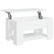vidaXL Coffee Table White 79x49x41 cm Engineered Wood
