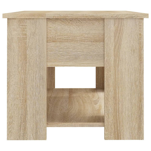 vidaXL Coffee Table Sonoma Oak 79x49x41 cm Engineered Wood