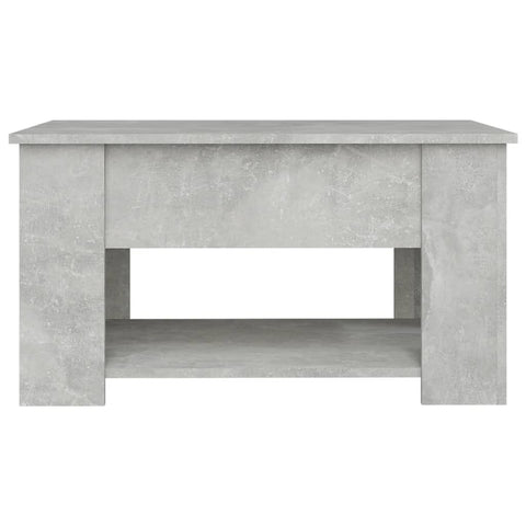 vidaXL Coffee Table Concrete Grey 79x49x41 cm Engineered Wood