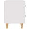 vidaXL Bed Cabinets 2 pcs White 40x35x47.5 cm