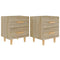 vidaXL Bed Cabinets 2 pcs Sonoma Oak 40x35x47.5 cm