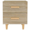 vidaXL Bed Cabinets 2 pcs Sonoma Oak 40x35x47.5 cm