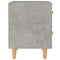 vidaXL Bed Cabinets 2 pcs Concrete Grey 40x35x47.5 cm
