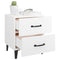 vidaXL Bedside Cabinet White 40x35x47.5 cm