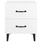 vidaXL Bedside Cabinet White 40x35x47.5 cm