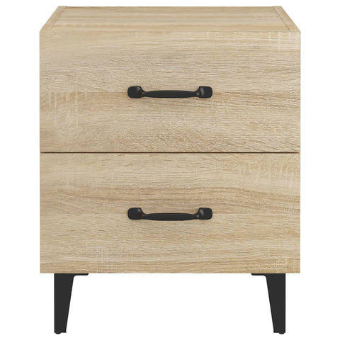 vidaXL Bedside Cabinets 2 pcs Sonoma Oak 40x35x47.5 cm