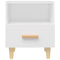 vidaXL Bedside Cabinet White 40x35x47 cm