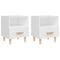 vidaXL Bedside Cabinets 2 pcs White 40x35x47 cm