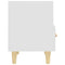 vidaXL Bedside Cabinets 2 pcs White 40x35x47 cm