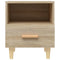 vidaXL Bedside Cabinet Sonoma Oak 40x35x47 cm