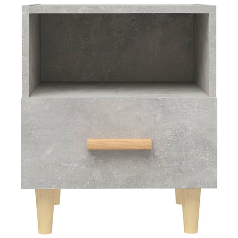vidaXL Bedside Cabinet Concrete Grey 40x35x47 cm