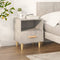 vidaXL Bedside Cabinet Concrete Grey 40x35x47 cm