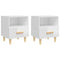 vidaXL Bedside Cabinets 2 pcs High Gloss White 40x35x47 cm