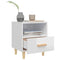 vidaXL Bedside Cabinets 2 pcs High Gloss White 40x35x47 cm