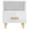vidaXL Bedside Cabinets 2 pcs High Gloss White 40x35x47 cm