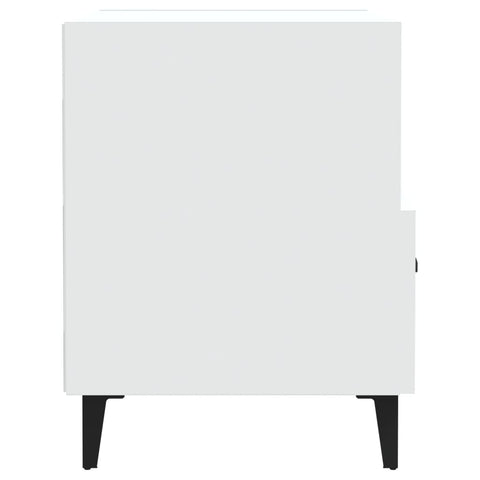 vidaXL Bedside Cabinet White Engineered Wood