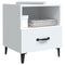 vidaXL Bedside Cabinet White Engineered Wood