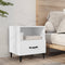 vidaXL Bedside Cabinet White Engineered Wood