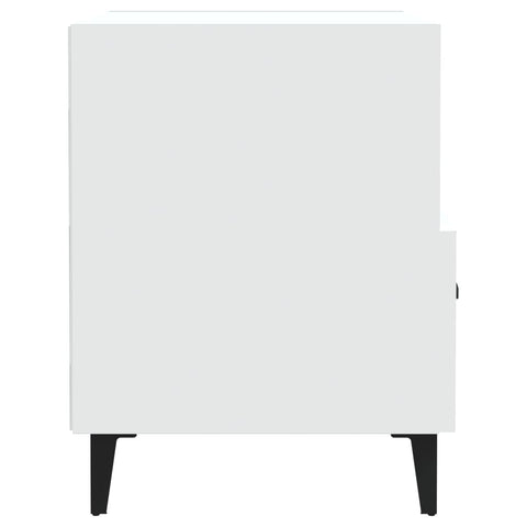 vidaXL Bedside Cabinets 2 pcs White Engineered Wood