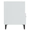 vidaXL Bedside Cabinets 2 pcs High Gloss White Engineered Wood