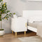 vidaXL Bedside Cabinet White Engineered Wood