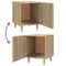 vidaXL Bedside Cabinet Sonoma Oak Engineered Wood