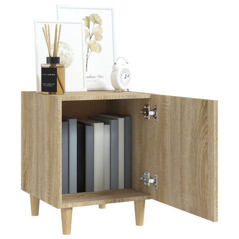vidaXL Bedside Cabinets 2 pcs Sonoma Oak Engineered Wood