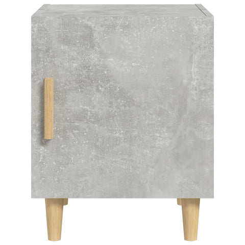 vidaXL Bedside Cabinet Concrete Grey Engineered Wood