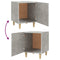 vidaXL Bedside Cabinet Concrete Grey Engineered Wood