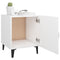 vidaXL Bedside Cabinets 2 pcs White Engineered Wood