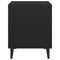 vidaXL Bedside Cabinets 2 pcs Black Engineered Wood