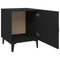 vidaXL Bedside Cabinets 2 pcs Black Engineered Wood