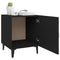 vidaXL Bedside Cabinets 2 pcs Black Engineered Wood