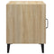 vidaXL Bedside Cabinets 2 pcs Sonoma Oak Engineered Wood