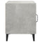 vidaXL Bedside Cabinets 2 pcs Concrete Grey Engineered Wood