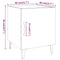 vidaXL Bedside Cabinets 2 pcs Concrete Grey Engineered Wood