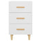 vidaXL Bedside Cabinet White 40x40x66 cm Engineered Wood