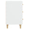 vidaXL Bedside Cabinet White 40x40x66 cm Engineered Wood