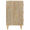 vidaXL Bedside Cabinet Sonoma Oak 40x40x66 cm Engineered Wood
