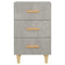 vidaXL Bedside Cabinet Concrete Grey 40x40x66 cm Engineered Wood