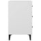 vidaXL Bedside Cabinet White 40x40x66 cm Engineered Wood