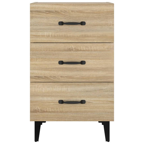 vidaXL Bedside Cabinet Sonoma Oak 40x40x66 cm Engineered Wood